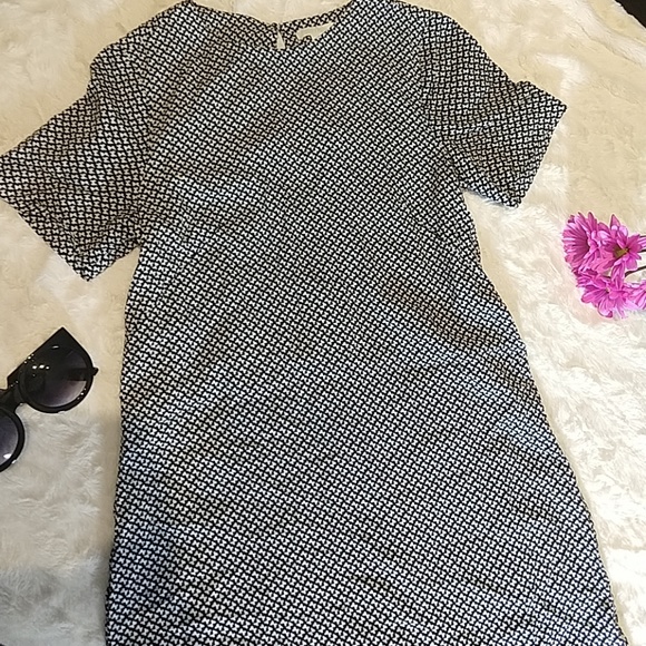 butterfly shift dress